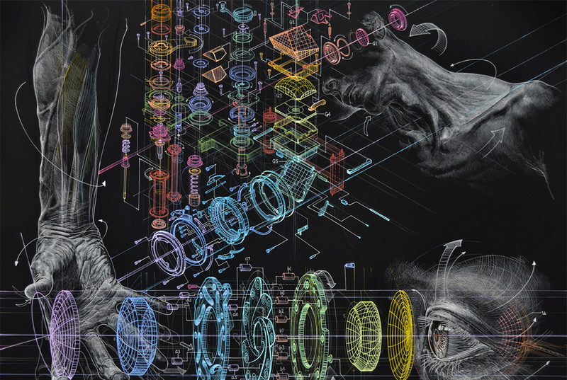 Illustration for article titled Oil Paintings That Look Like They Came Straight Out Of Futuristic Lab